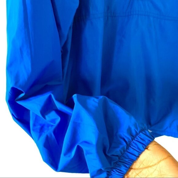 L.L BEAN WINDBREAKER BLUE JACKET VINTAGE COAT LIGHTWEIGHT UNISEX WOMEN  MEDIUM - Picture 5 of 8